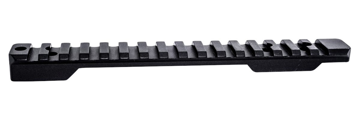 Weatherby P00252705 Picatinny Rail Black Hardcoat Anodized Alloy Fits Mark