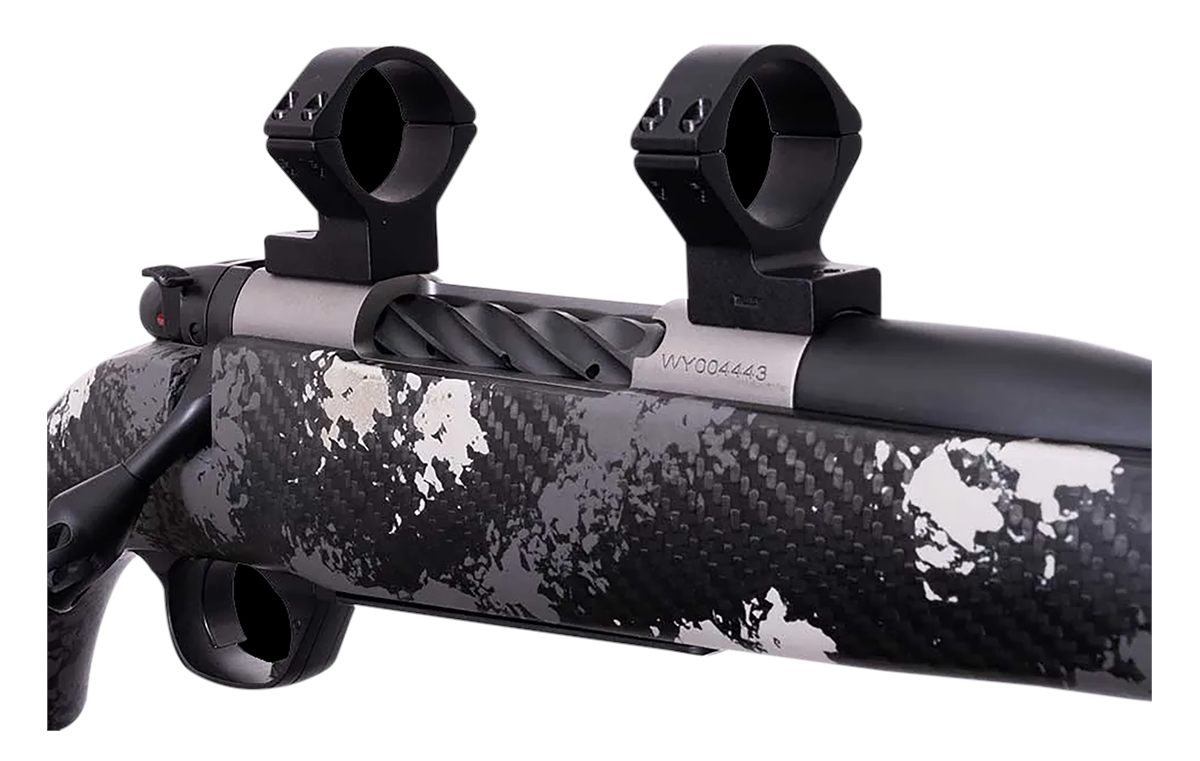 Weatherby W740705 Scope Mount/Ring Combo Matte Black Alloy 30mm Tube Mark V