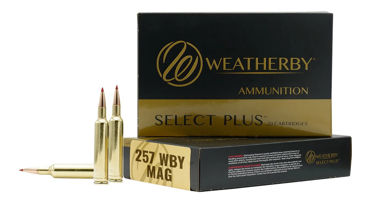 Weatherby F257100SCO Select Plus 257 Mag 100gr Swift Scirocco 20 Per Box/10