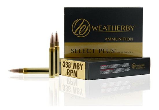 Weatherby Select Plus Hornady Interlock Rifle Ammunition .338 WBY RPM 225gr view 2