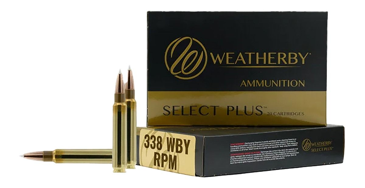 Weatherby Select Plus Barnes TTSX Rifle Ammunition .338 WBY RPM 225gr PT 28