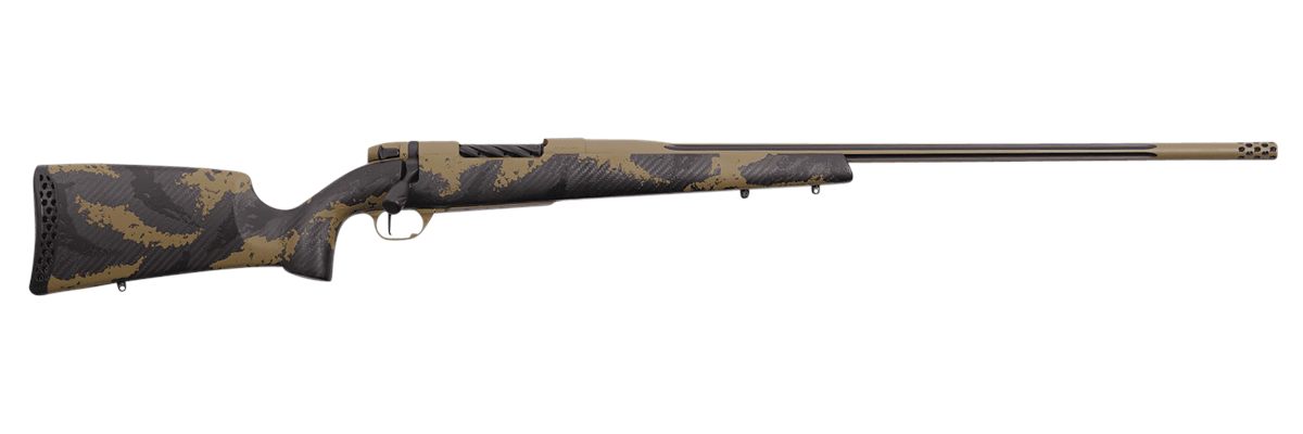 Weatherby Mark V Apex 300WM 28in W/MB TAN Cera/TAN-BRN CF