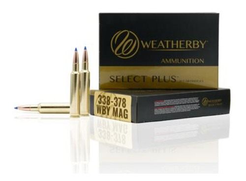 Weatherby Select Plus Rifle Ammunition 338-378 Wby Mag 262 gr Hammer Custom view 2