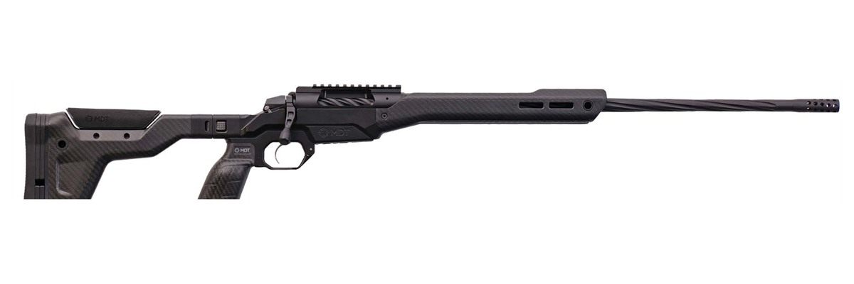 Weatherby 307 Alpine MDT 6.5 WBY RPM BLK/BLK Fldg Chassis view 2