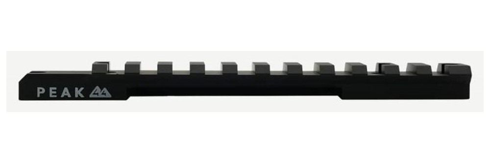 Weatherby J010003 Picatinny Rail Matte Black Aluminum Model 307 Integrated view 3