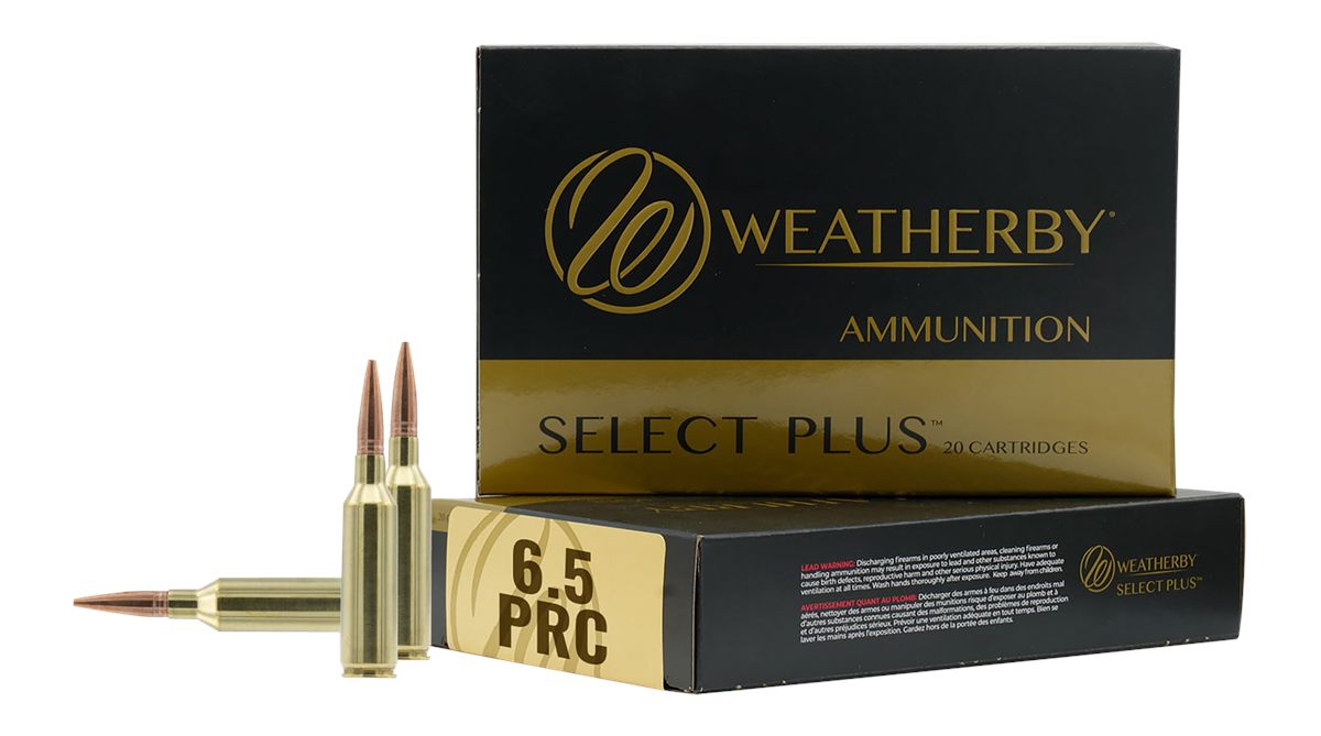 Weatherby M65PRC124HCB Select Plus 6.5PRC 124gr Hammer Custom 20 Per Box/10
