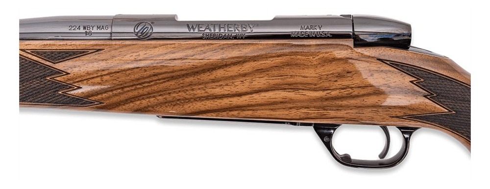 Weatherby MDX01N222RR4T Mark V Deluxe Varmintmaster 22-250 Rem 24in Threade view 4