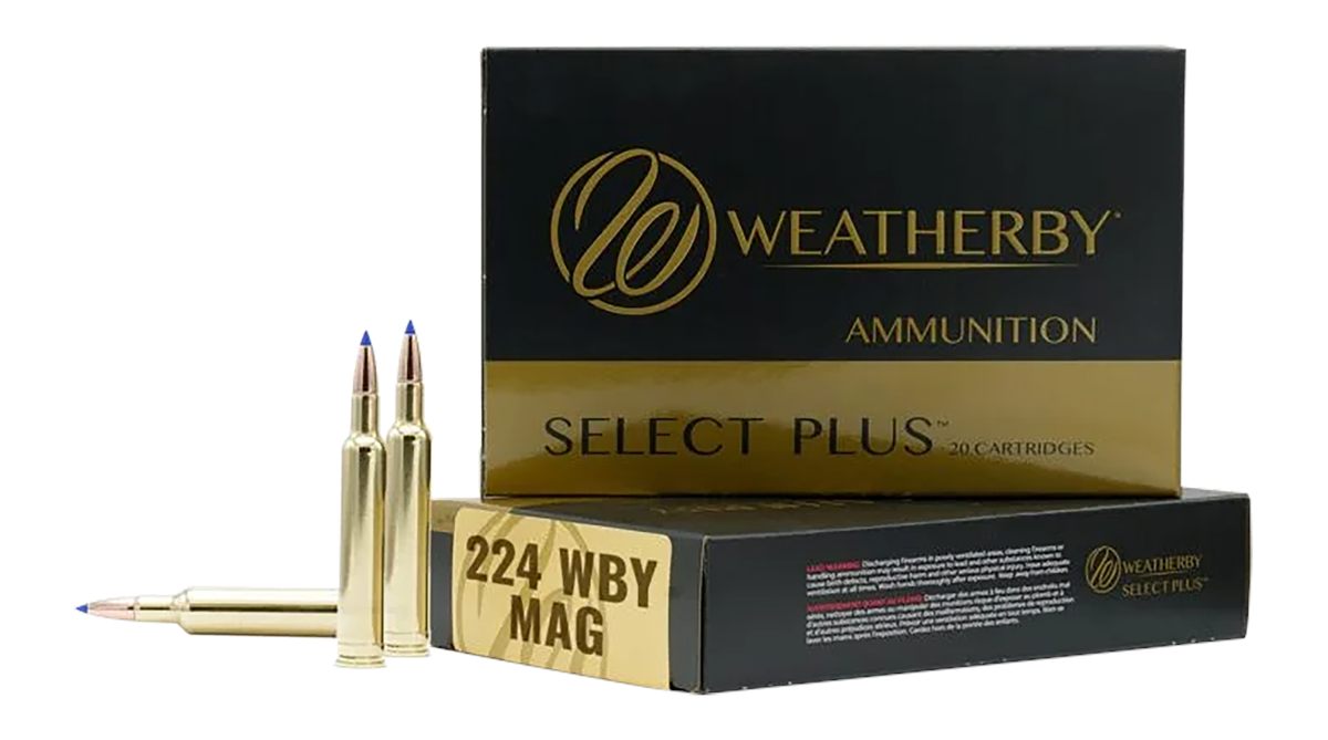 Weatherby M22437HCB 224 WthbyMag 37gr Hammer Custom 20 Per Box/10 Case