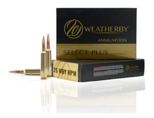 Weatherby Select Plus Hammer Custom Rifle Ammunition 25 Wby RPM 107gr PT 33 view 3