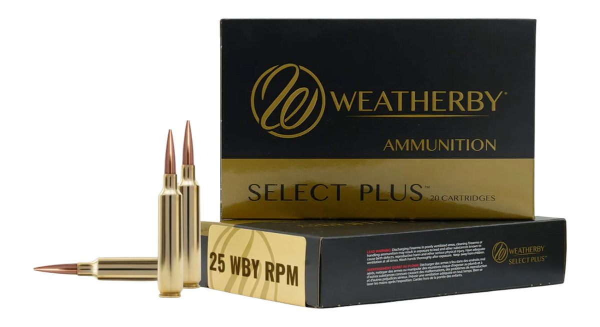 Weatherby Select Plus Barnes LRX Rifle Ammunition 25 Wby RPM 117gr PT 3150