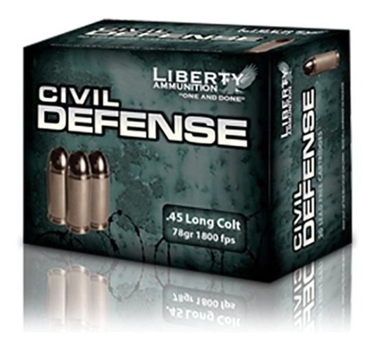 Liberty Ammunition LACD45031 Civil Defense 45 Colt 78gr Lead Free Fragmenti view 2