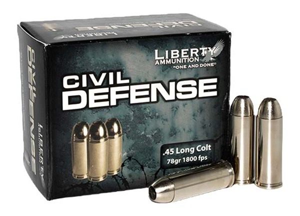 Liberty Ammunition LACD45031 Civil Defense 45 Colt 78gr Lead Free Fragmenti view 3