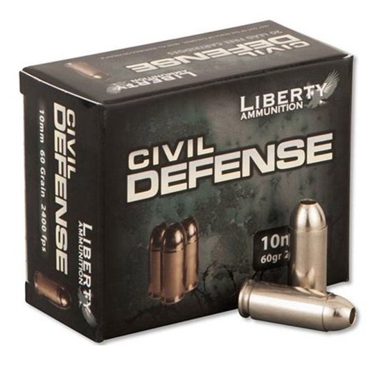 Liberty Ammunition LACD10032 Civil Defense 10mmAuto 60gr Lead Free Fragment view 2