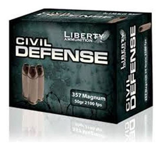 Liberty Ammunition LACD357030 Civil Defense 357 Mag 50gr Lead Free Fragment view 2