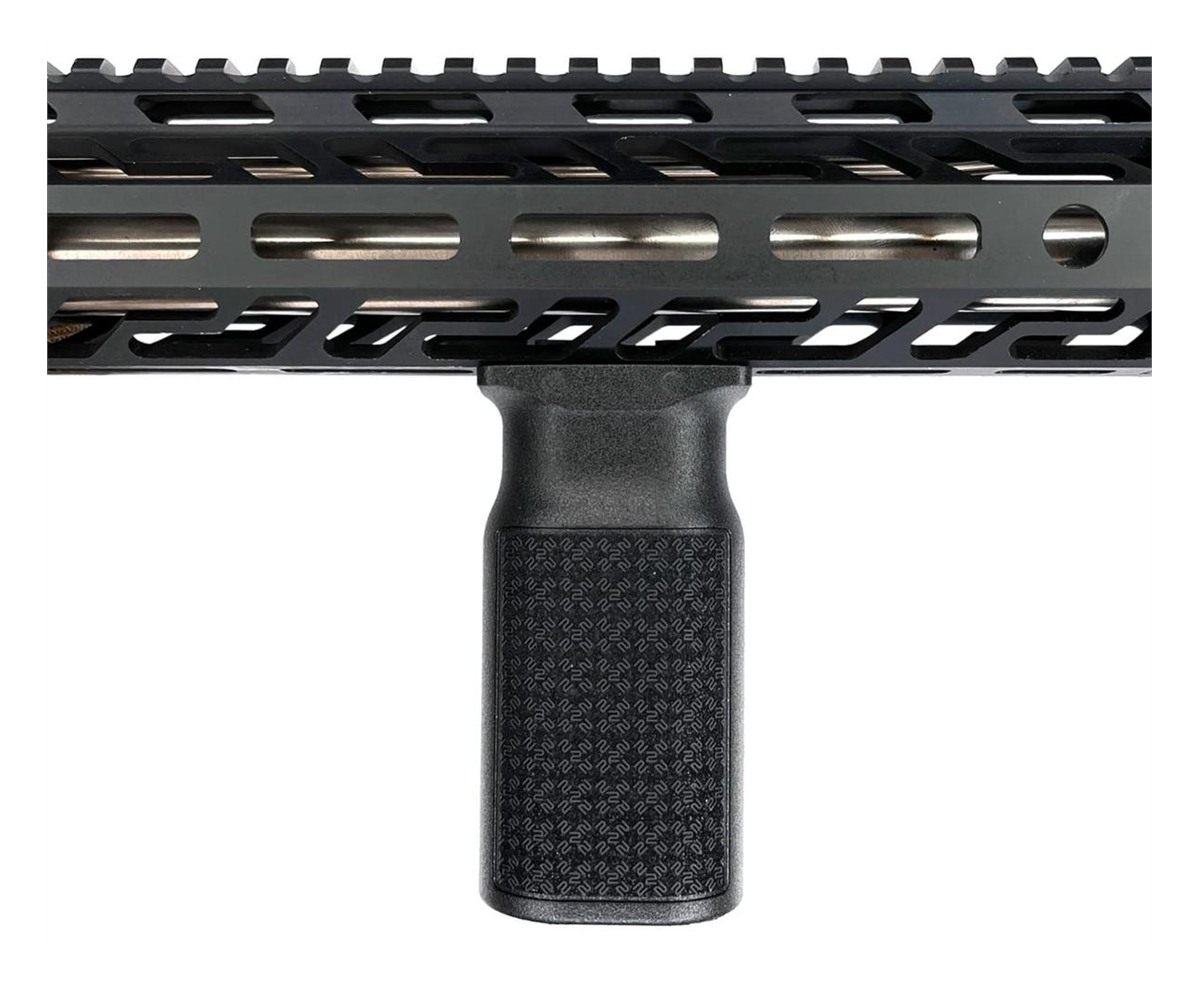 Amend2 A2VFGBLK1500 Vertical Black Non-Slip Polymer Fits AR-15