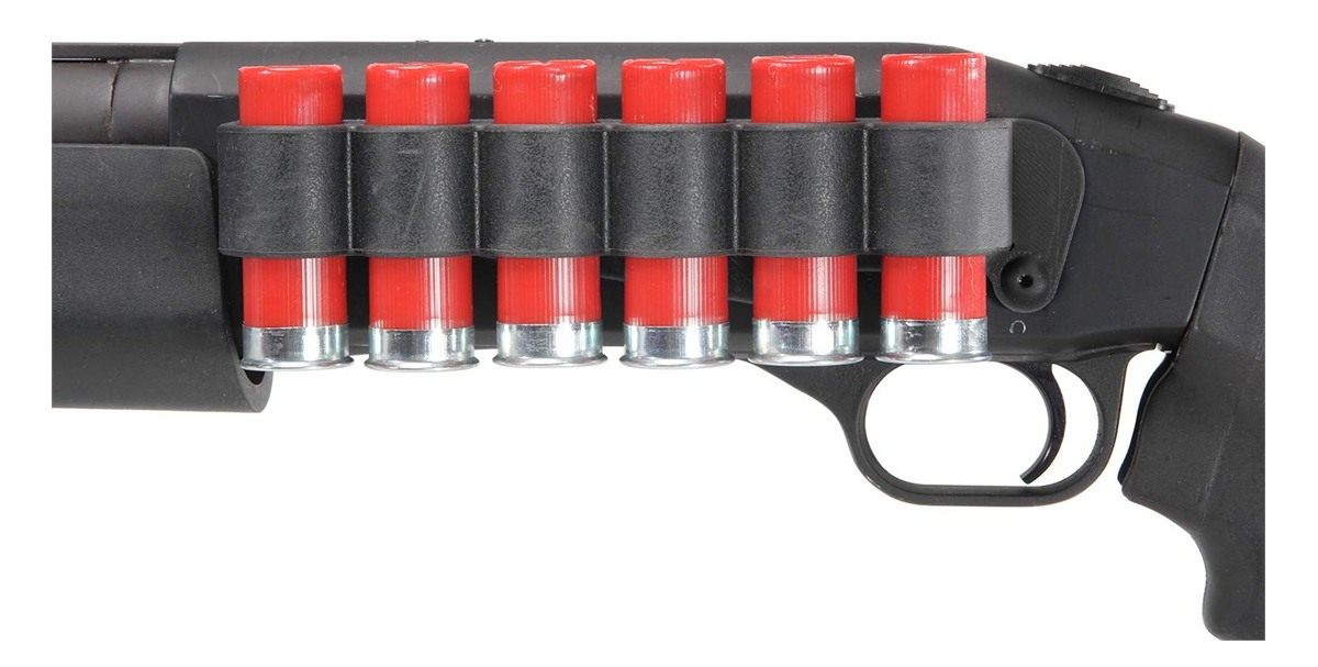 TacStar Shotgun Rail Mount with Sidesaddle - Mossberg 930, 12 Gauge, Black