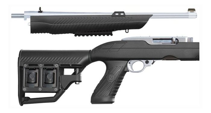 Adaptive Tactical Adtac RM-4 Stock Ruger 10/22 Take Down Black SYN