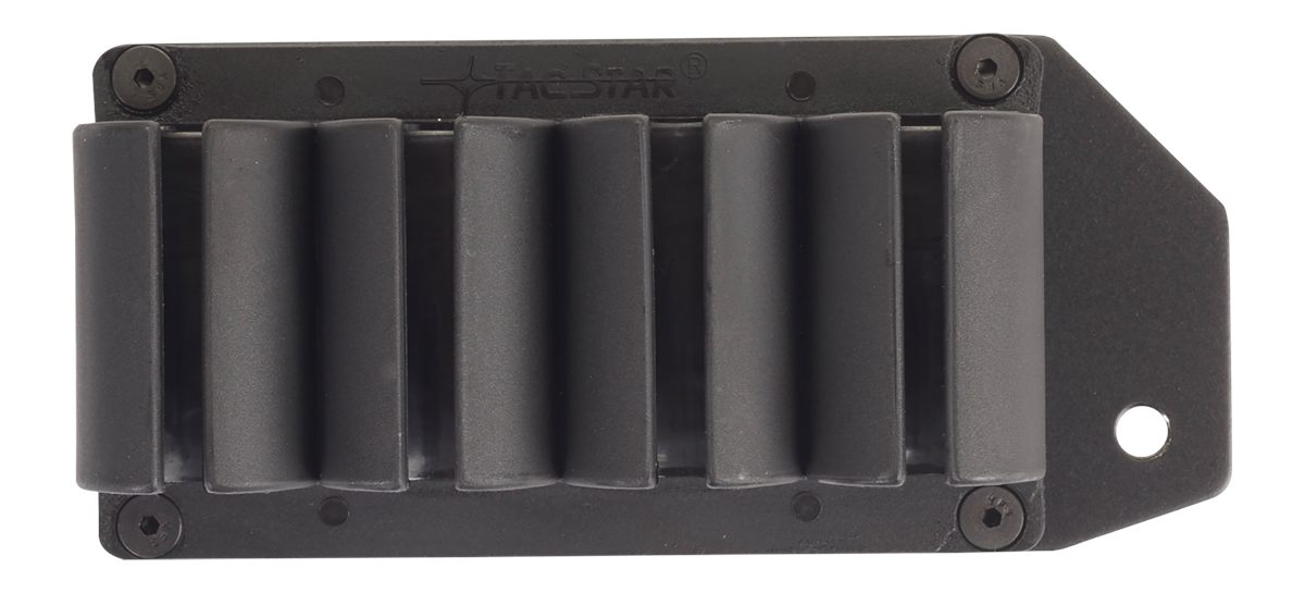TacStar 1081134 SideSaddle Mossberg 500 20 Gauge 4 Rounds Black Polymer w/A