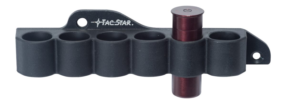 Tacstar 1081210 SideSaddle Slimline Mossberg 500/590 12 Gauge 6rds Black Po
