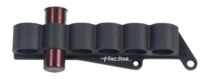 Tacstar 1081210 SideSaddle Slimline Mossberg 500/590 12 Gauge 6rds Black Po view 2