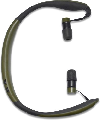 Pro Ears Stealth 28 Buds, Electronic Noise Amplification, dB Hearing Behind view 2