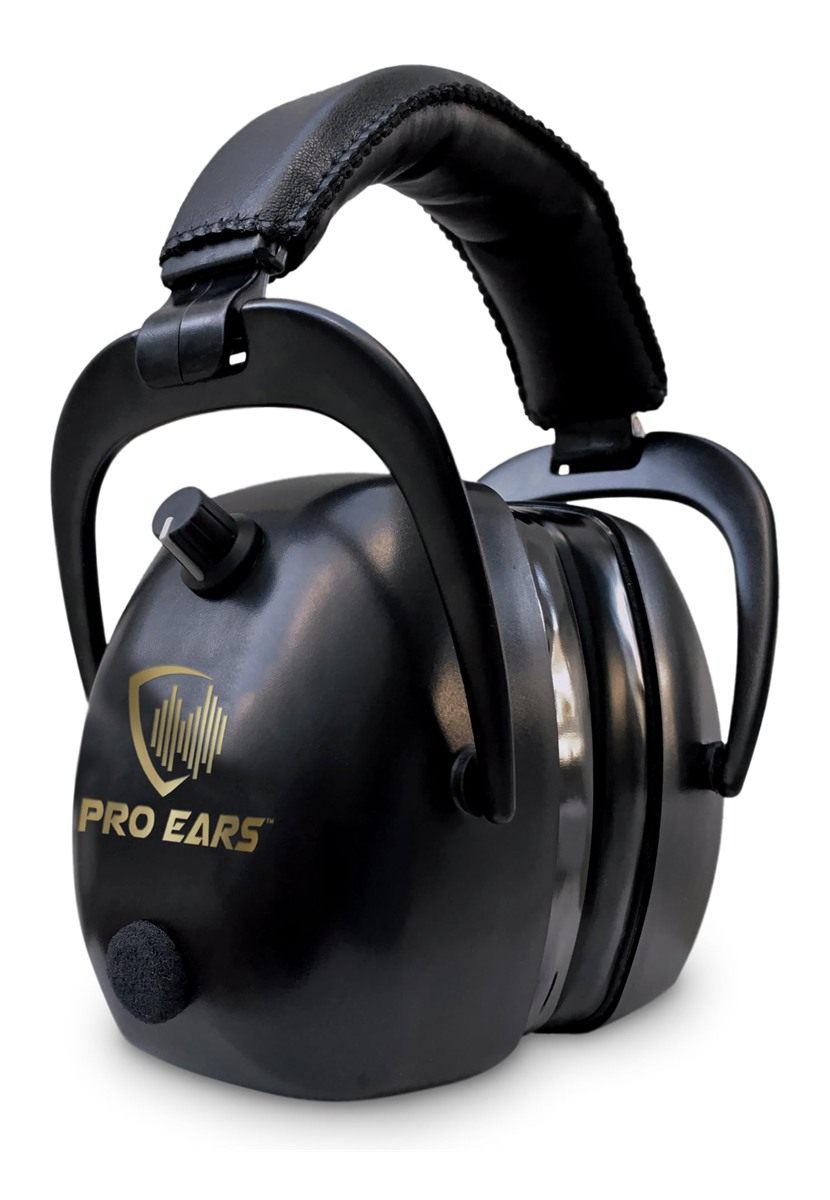 Pro Ears Gold II 30 Over-Ear Electronic Hearing Headphones - Black, NRR, Ge