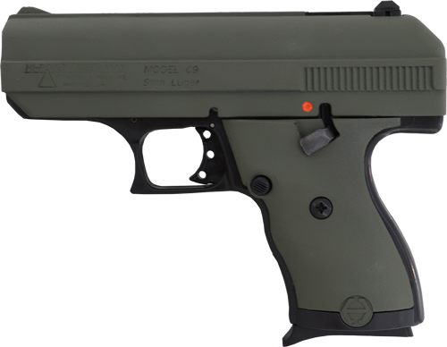 Hi Point Pistol C9 9MM Compact 3.5in 8SH Olive Drab Green