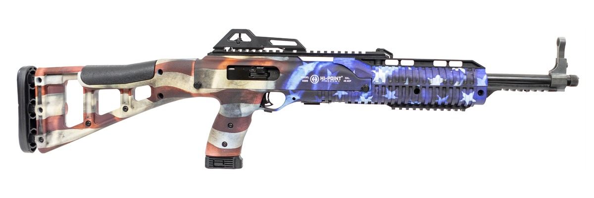 MKS Supply Hi-Point 4595TSFLG Carbine 45 ACP 17.50in 9+1, American Flag, Sk