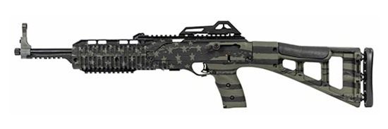 Hi Point 995TSFLGOD Carbine 9mm Luger 16.50in 10+1, OD Green American Flag view 2