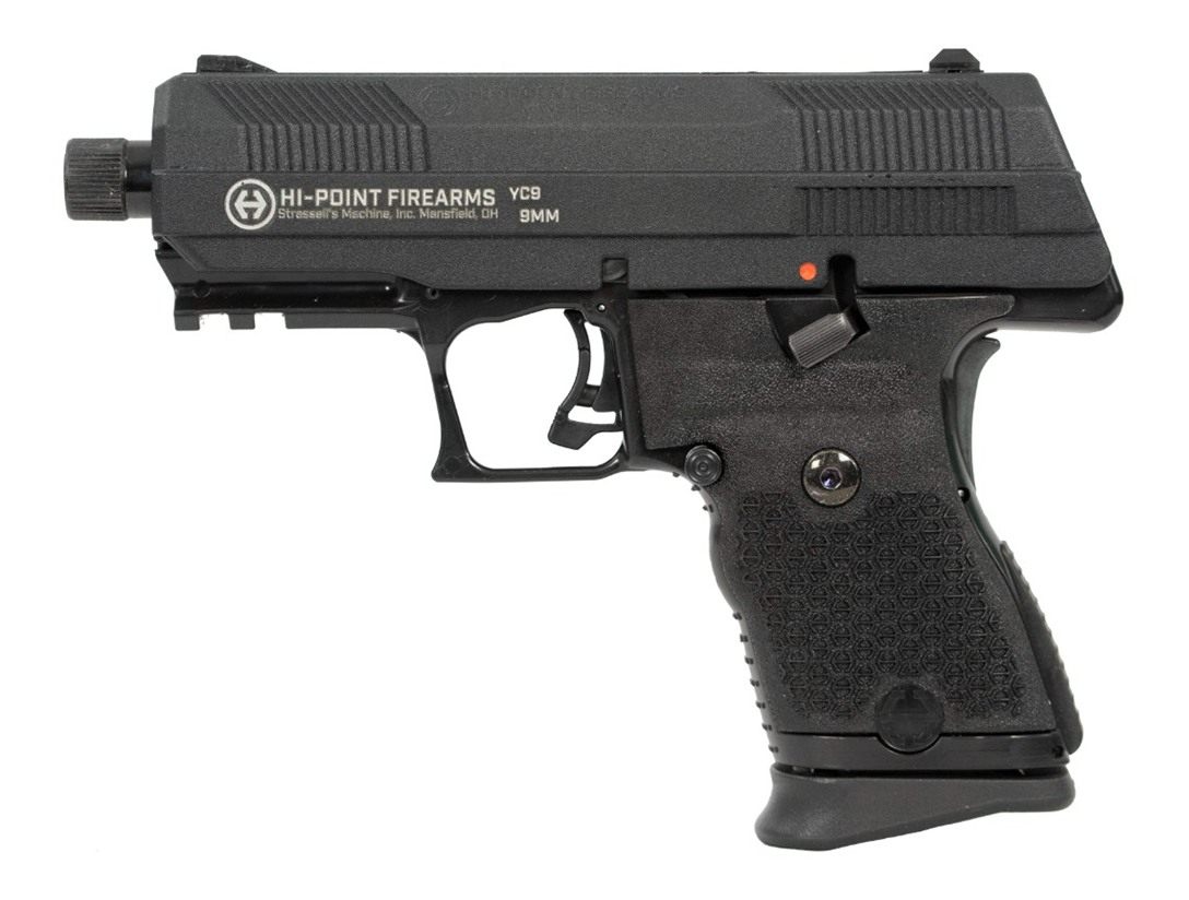 Hi Point YC9 9mm Luger 10+1 4.12in Black Steel Threaded Barrel, Styled/Serr view 2