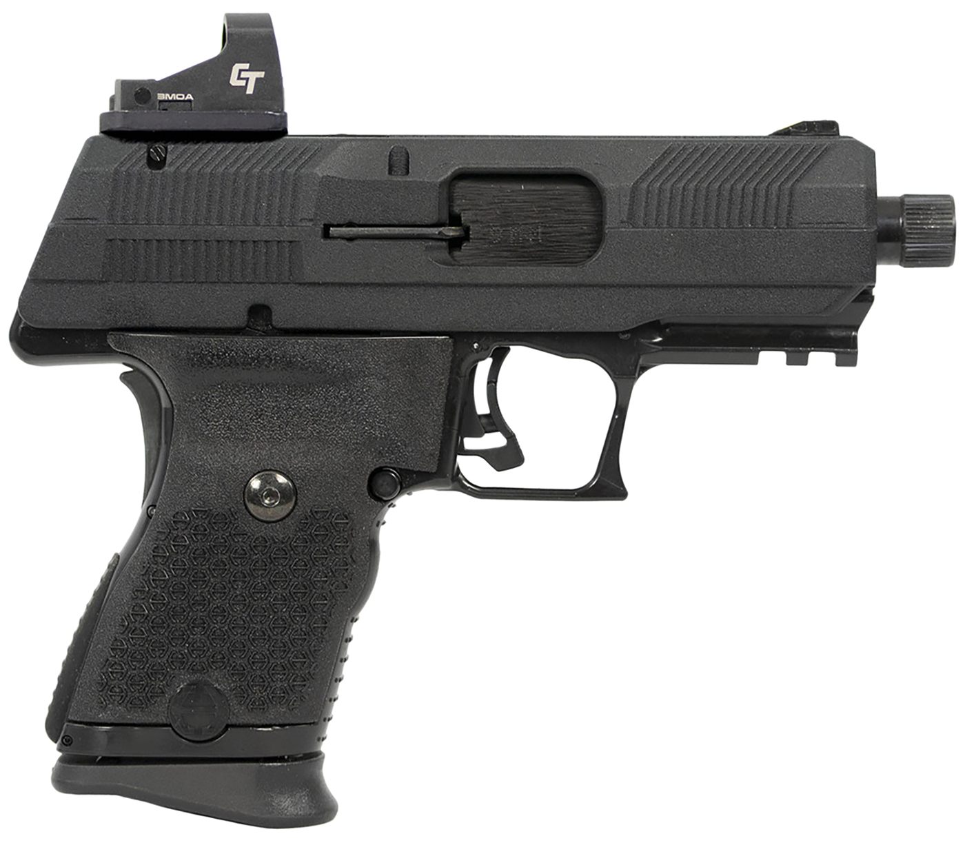 Hi Point YC9RDCT w/Red Dot 9mm Luger 10+1 4.12in Black Steel Threaded Barre