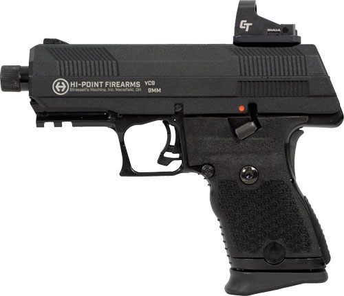 Hi Point YC9RDCT w/Red Dot 9mm Luger 10+1 4.12in Black Steel Threaded Barre view 2