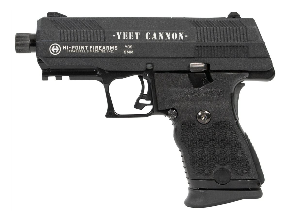 Hi Point YC9YEET 9mm Luger 10+1 4.12in Black Steel Threaded Barrel, w/Engra view 2