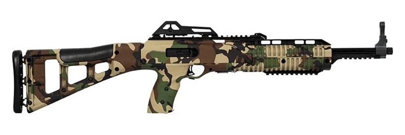 Hi Point Carbine 9MM Luger 16.5in TB M81 Woodland Camo view 2