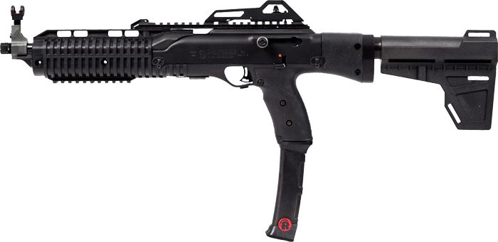 Hi Point 995 Braced 9MM Pistol 13.25in T.B. Black 2-20RD Redball Magazine view 2