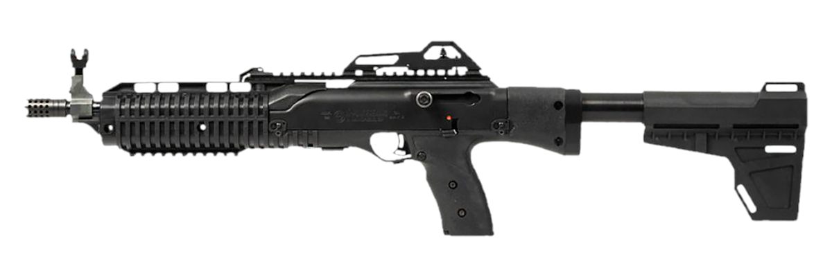 Hi Point 4595PBRACE 45 ACP 9+1 14.95in Black Threaded Barrel, Powdercoat Po