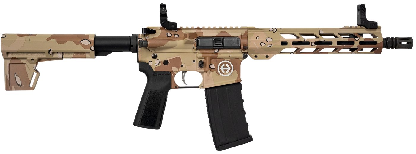 Hi Point HP15P 300BLK Chocolate Chip Pistol 10.5in BBL, 9.5in MLOK Blade/Br view 2