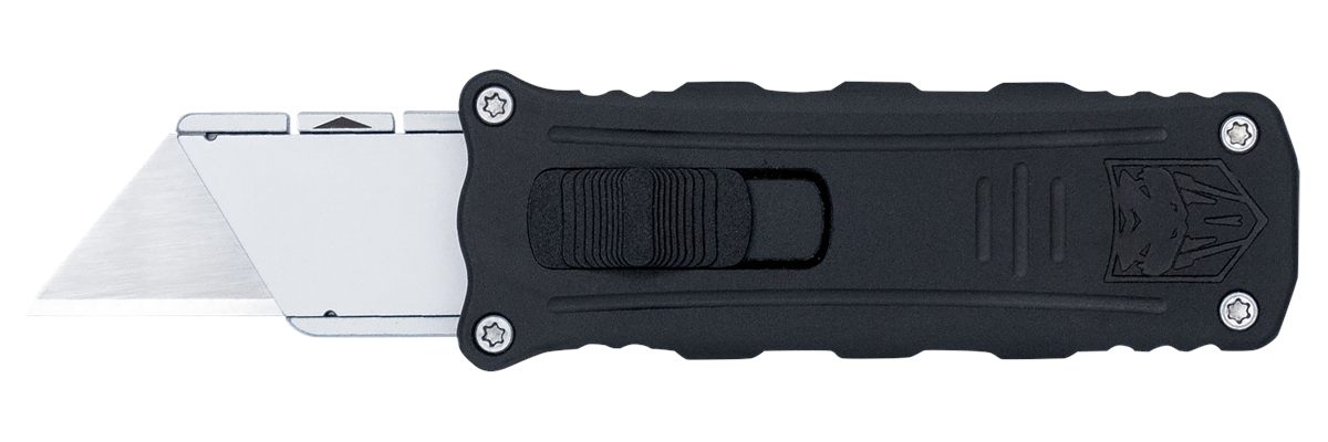 Cobra TEC Knives CTOTFUKSBBLK Utility OTF Aluminum Blade, 3.38in Black Anod