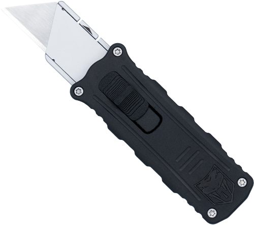 Cobra TEC Knives CTOTFUKSBBLK Utility OTF Aluminum Blade, 3.38in Black Anod view 2