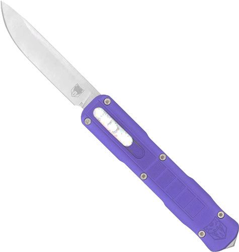 Cobratec Knives Small Raptor OTF Purple 2.5in Drop Point
