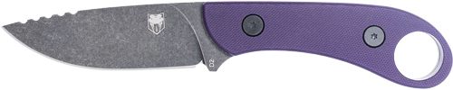 Cobratec Knives D2 Skinner 3.75in Full Tang Purple G10 W/Kydex Sheath