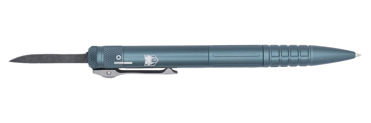 CobraTec Knives CNCOTFPGRYGEN2 Tactical Pen Gen II Gray Aluminum D2 Steel B