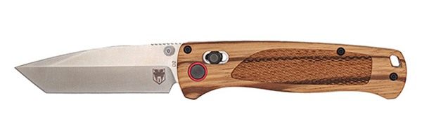 CobraTec Legacy BAR Lock 3in Zebrawood/Satin Tanto D2 Blade