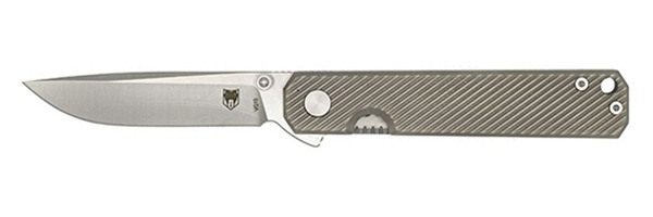 CobraTec Blackjack Folder 3in G-10 Titanium Bronzed Scales view 2