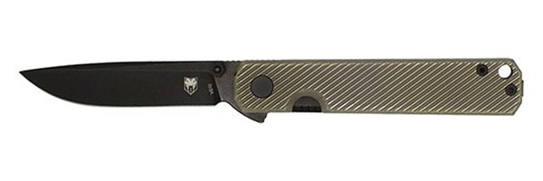 CobraTec Blackjack Folder 3in G-10 Titanium BRZ Scales view 2