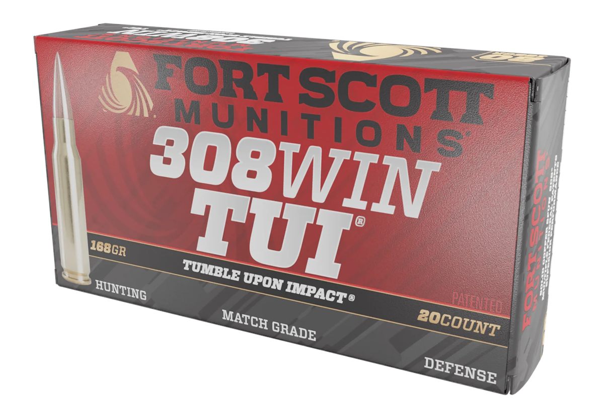 Fort Scott Munitions 308168SCV Tumble Upon Impact (TUI) Brush Hog 308 Win 1
