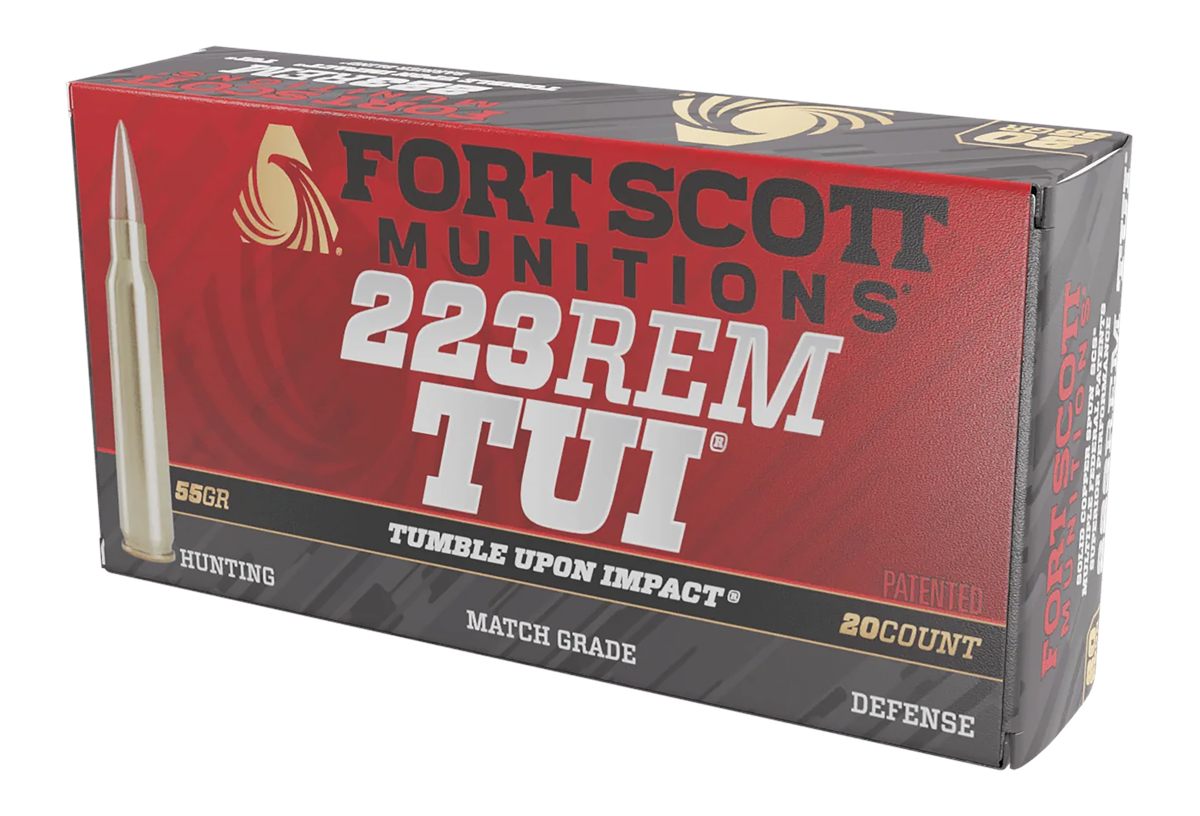 Fort Scott Munitions 223055SCV Tumble Upon Impact (TUI) 223 Rem 55gr Solid