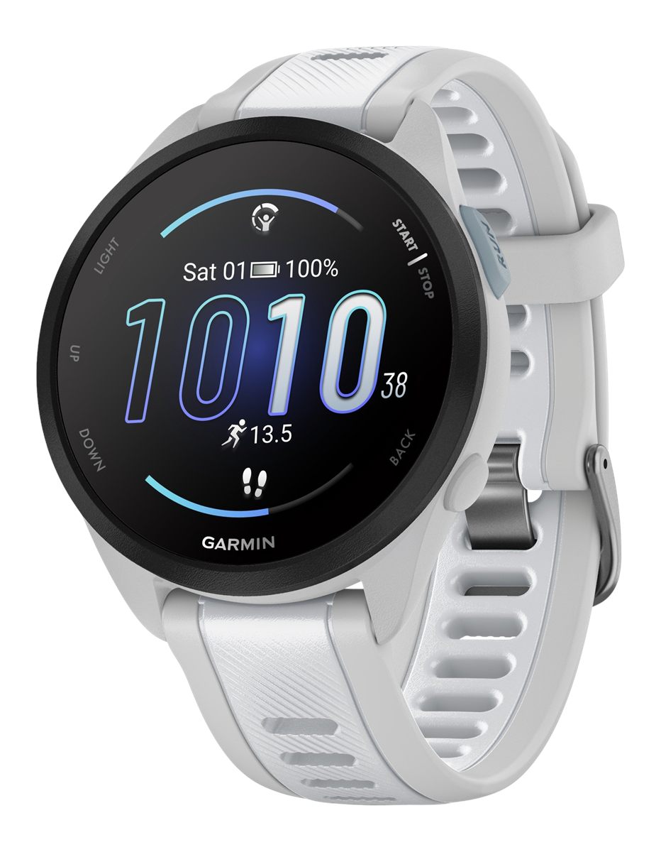 GAR 010-02863-31    FORERUNNER 165 MUSIC GRY/WHTST