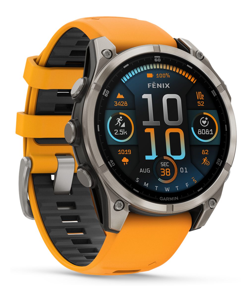 Garmin 010-02904-10 Fenix8 47mm Amoled Orng/ttnm