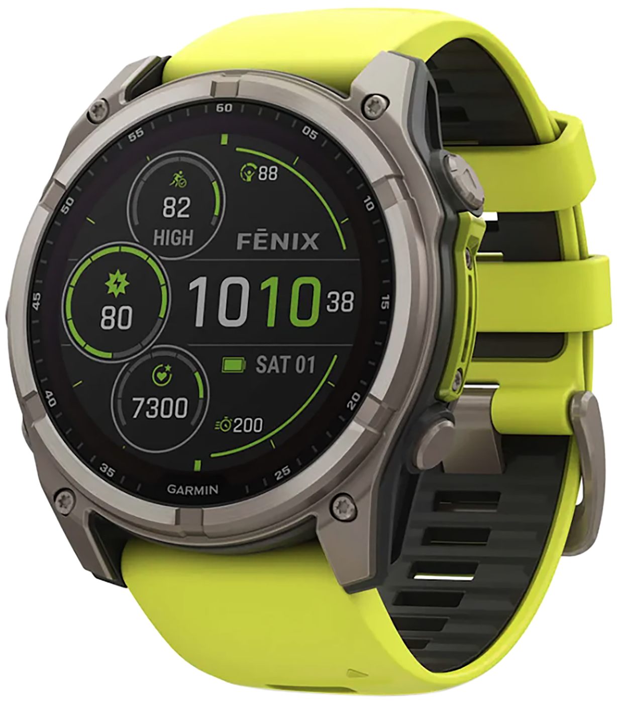 Garmin 010-02907-20 Fenix8 51mm Solar Tit/graph